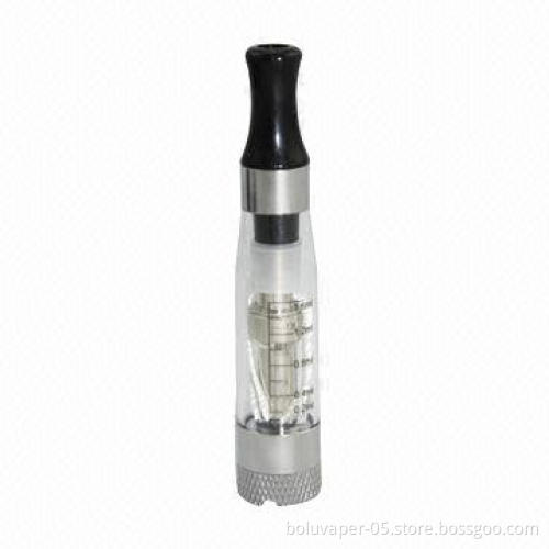 Clearomizer, 2.5 to 2.8 Ohms Atomizer Resistance, Holds Up to 1.6mL Liquid